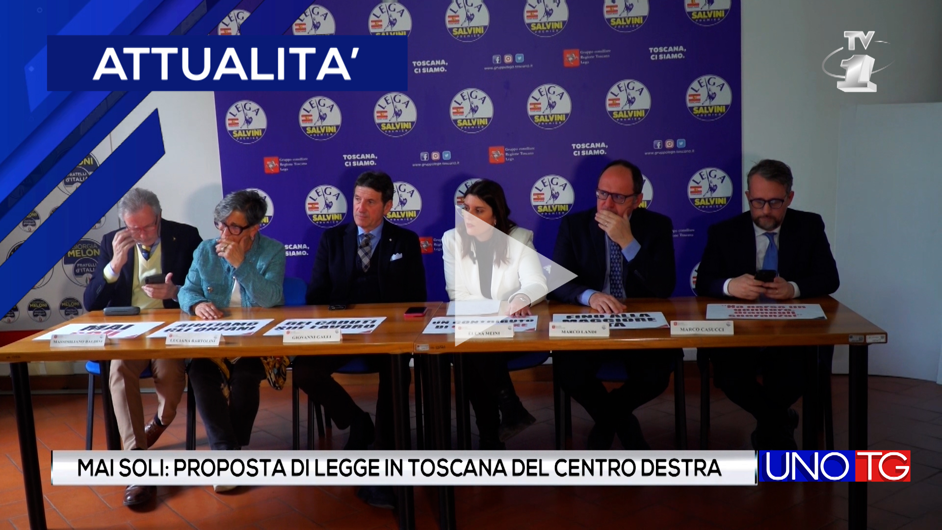 "Mai soli": proposta di legge in Toscana del centro destra