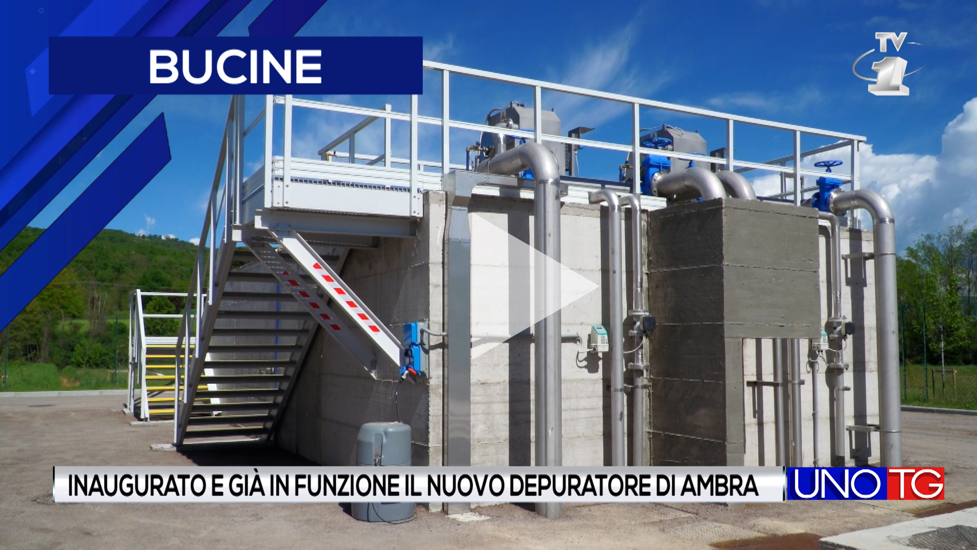 Inaugurato e già in funzione il nuovo depuratore di Ambra