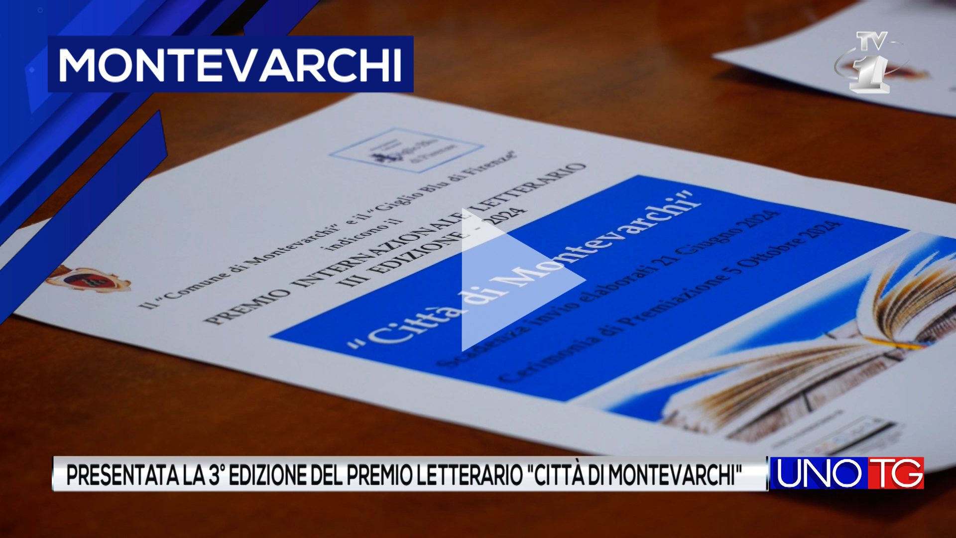 Presentata la 3° edizione del premio letterario "Città di Montevarchi".