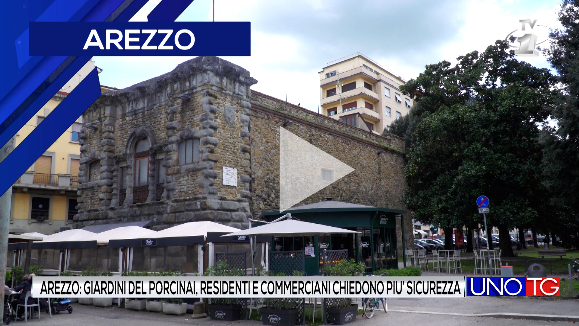 Arezzo, giardini del Porcinai: abitanti e commercianti chiedono più sicurezza