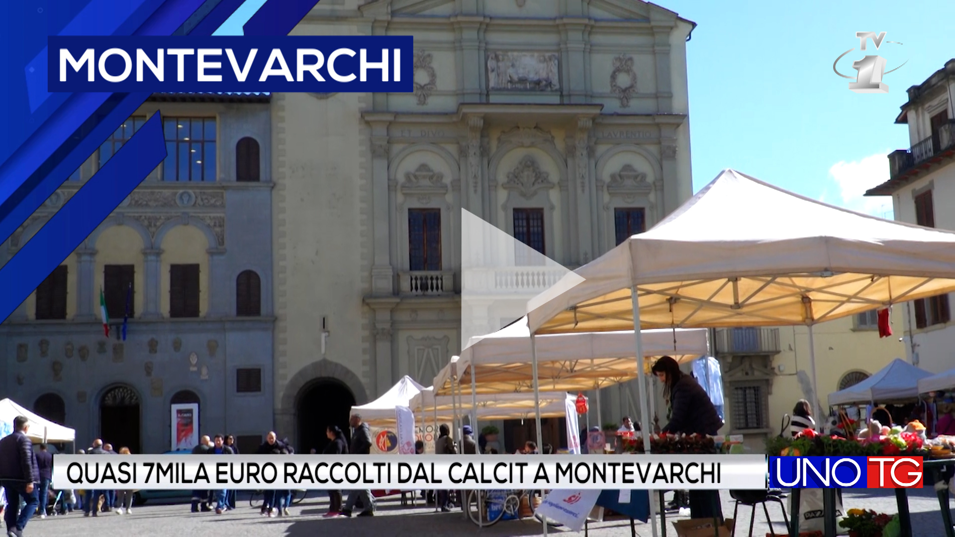 Quasi 7mila euro dai mercatini del Calcit a Montevarchi