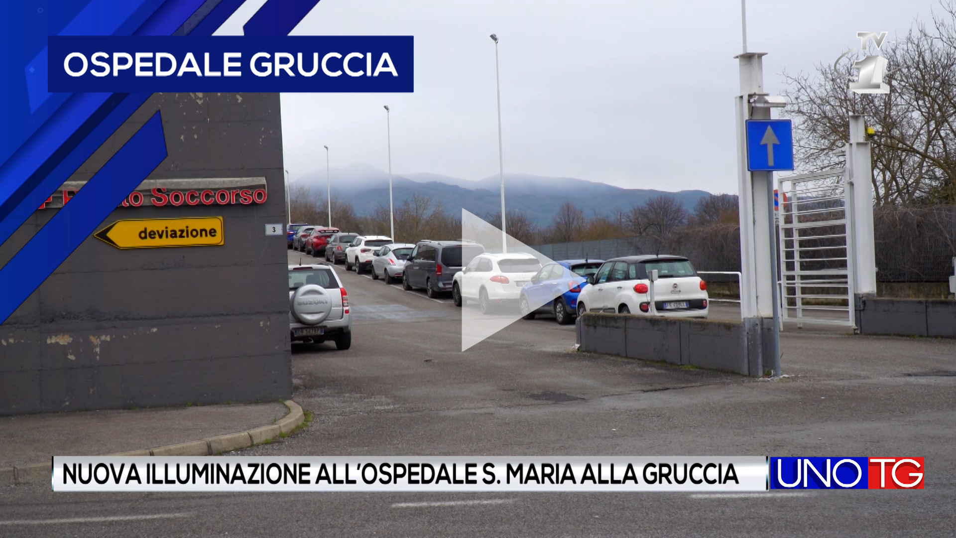 Nuova illuminazione all'ospedale della Gruccia