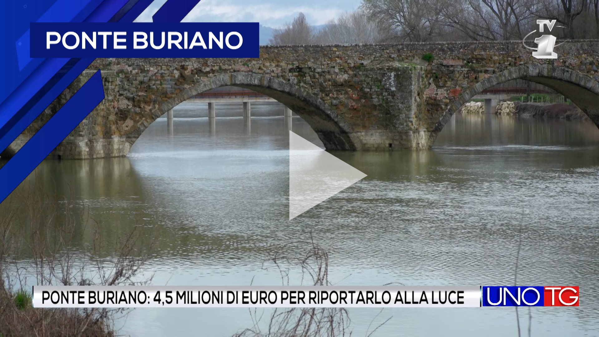 Ponte Buriano: 4,5 milioni di euro per riportarlo alla luce