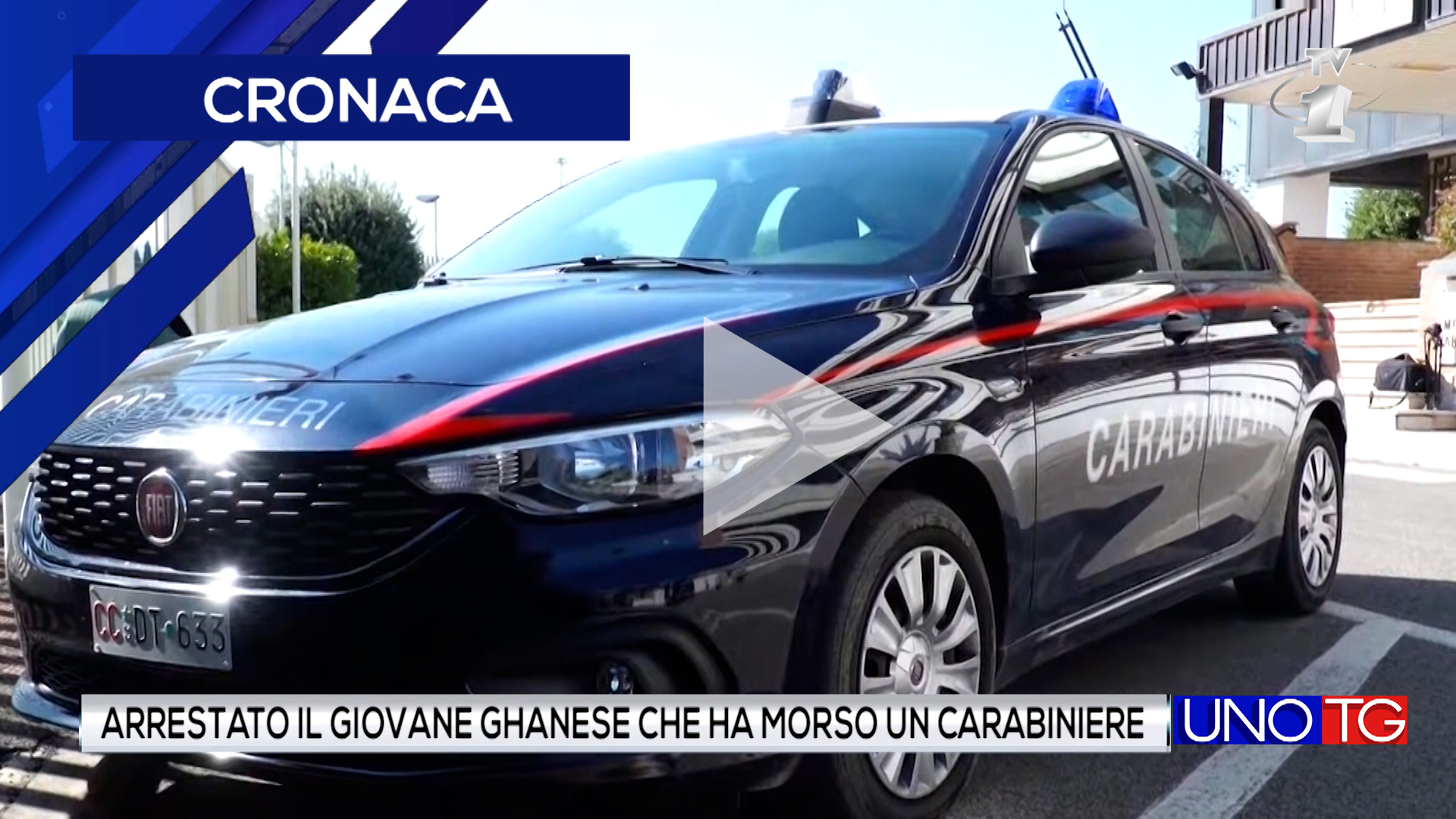 Arrestato il giovane ghanese che ha morso un carabiniere