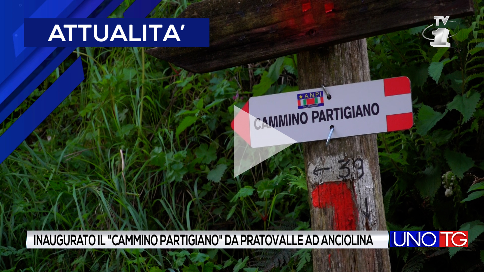 Inaugurato il "Cammino Partigiano" da Pratovalle ad Anciolina