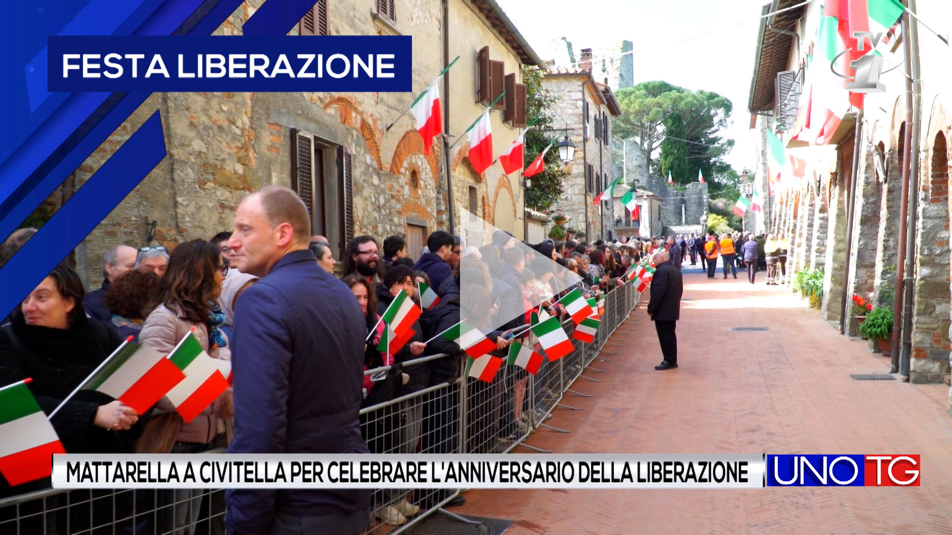 Mattarella a Civitella per l'anniversario della Liberazione