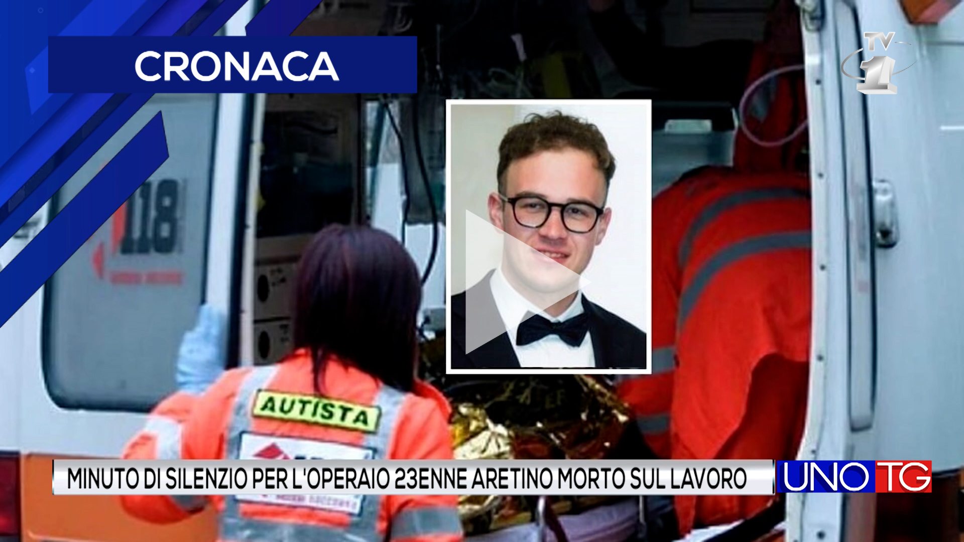 Minuto di silenzio per l'operaio 23enne aretino morto sul lavoro