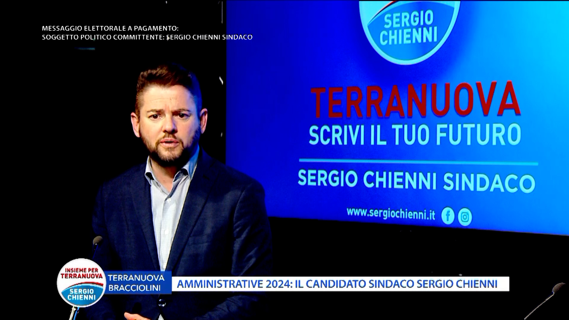 Elezioni amministrative - intervista a Sergio Chienni candidato sindaco Terranuova B.ni