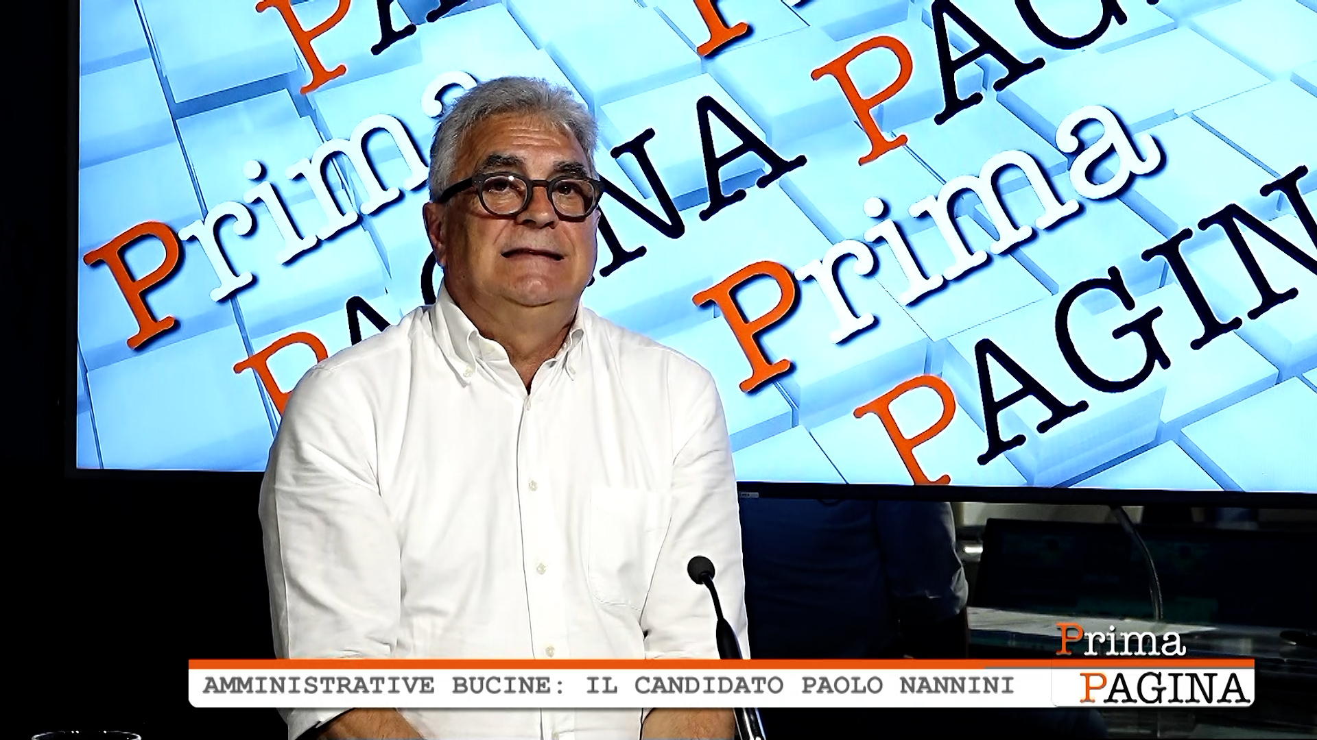 Prima Pagina - Amministrative Bucine: il candidato Paolo Nannini