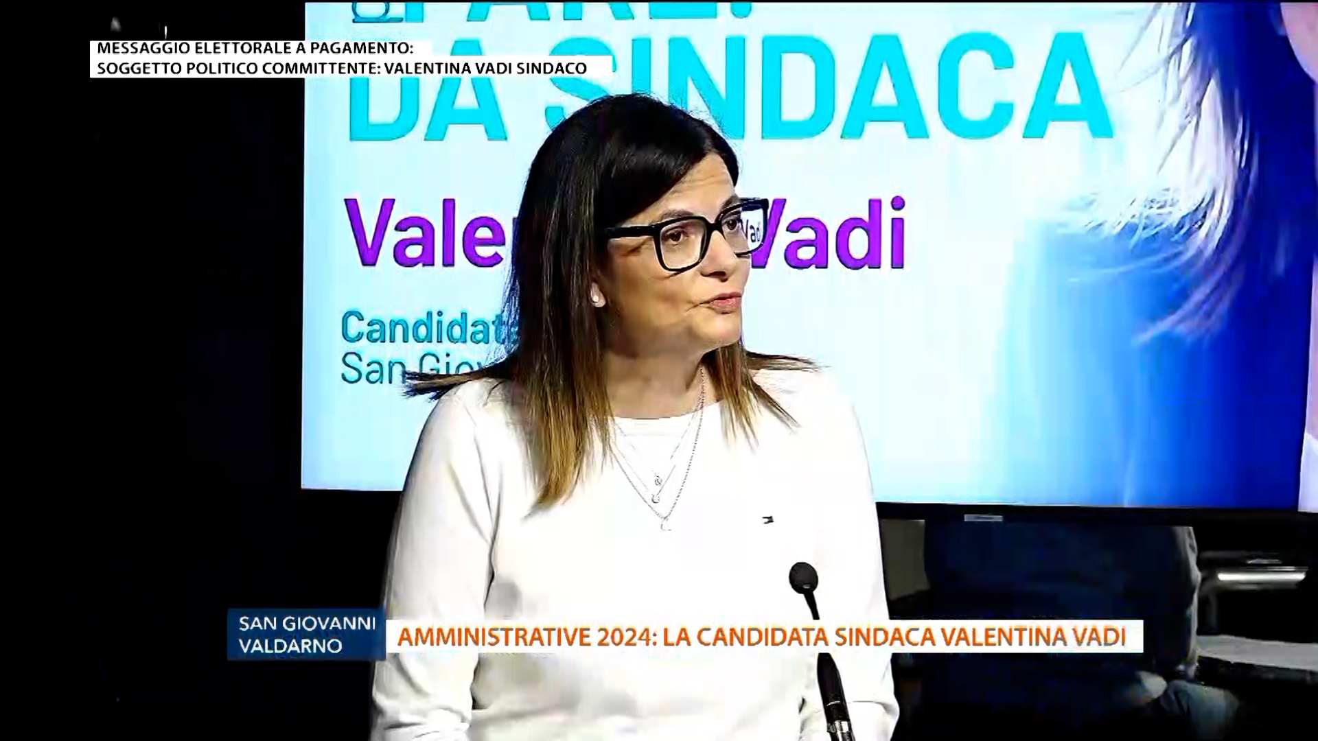 Amministrative 2024 - la candidata sindaca Valentina Vadi