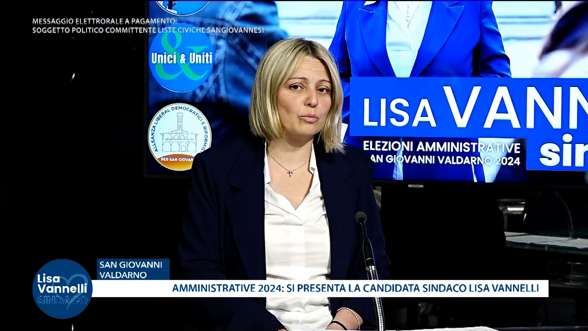 Prima Pagina - amministrative Lisa Vannelli