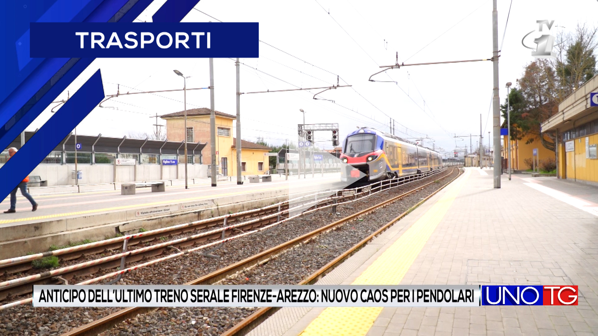 Anticipo ultimo treno serale Firenze-Arezzo: caos per i pendolari