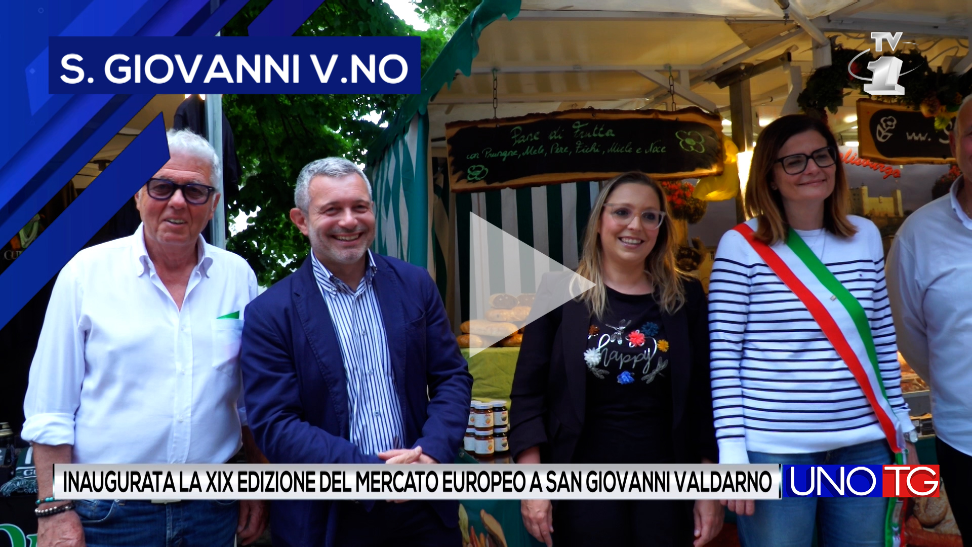 Inaugurata la XIX edizione del Mercato Europeo a San Giovanni Valdarno