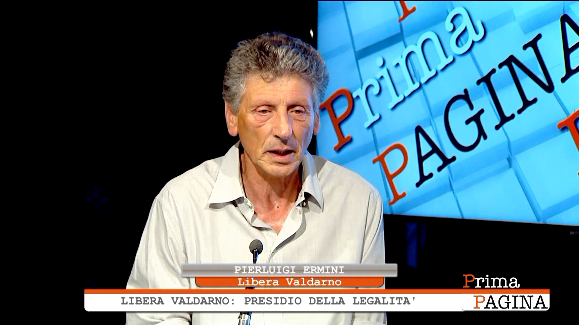 Prima Pagina: ospite Pierluigi Ermini Libera Valdarno