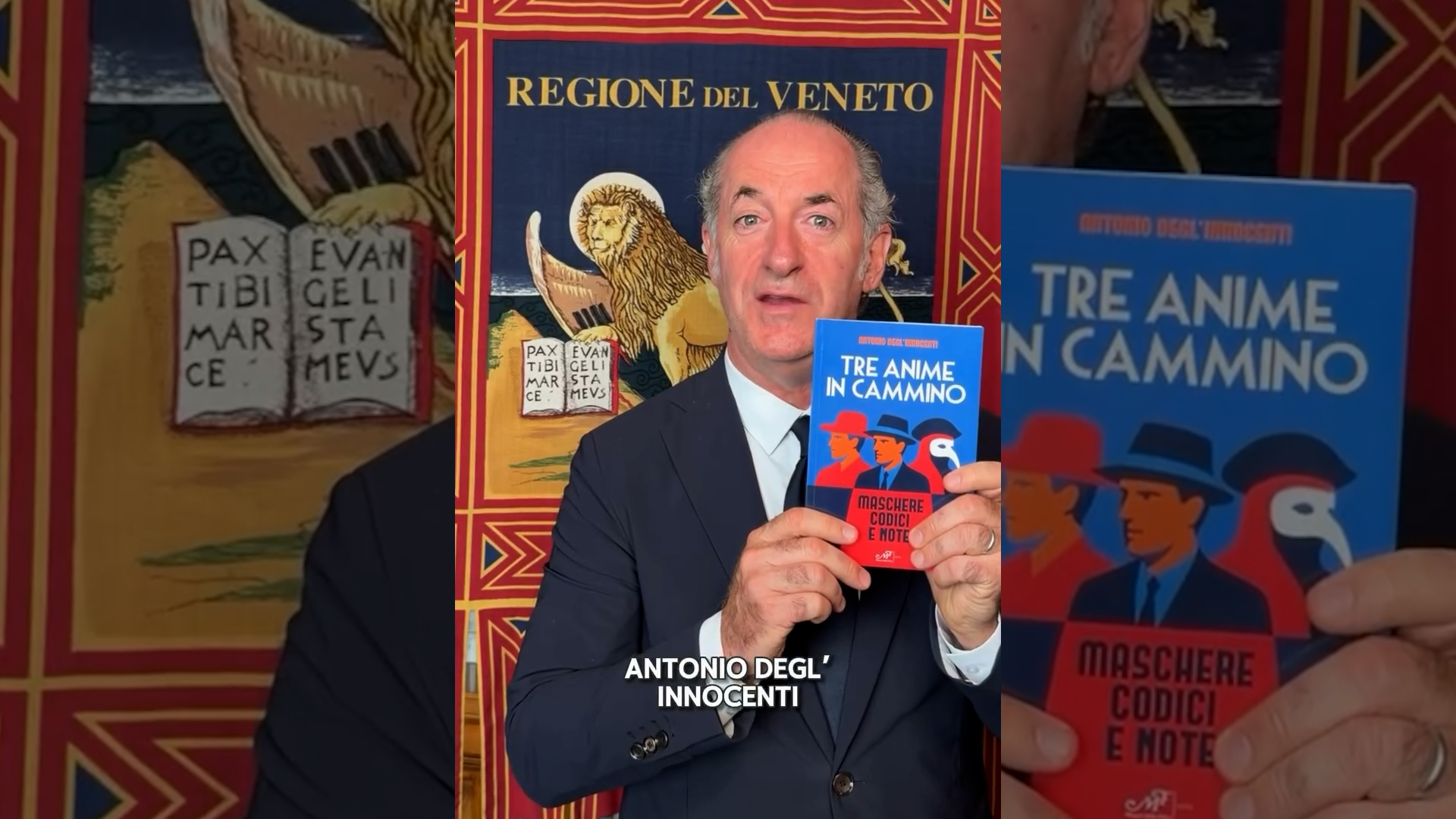 Dal Valdarno al Veneto: il Presidente del Consiglio regionale della regione Veneto Luca Zaia rilancia sui social il libro del giornalista e storico Antonio Degl’Innocenti